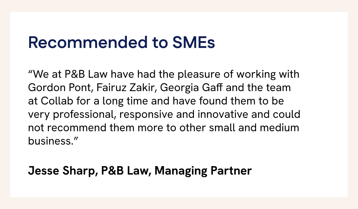 P&B Law Testimonial