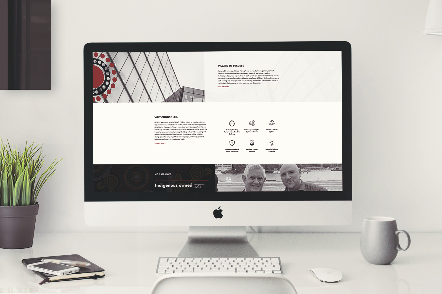 iMac 5k Retina Office Mockup with Items-1