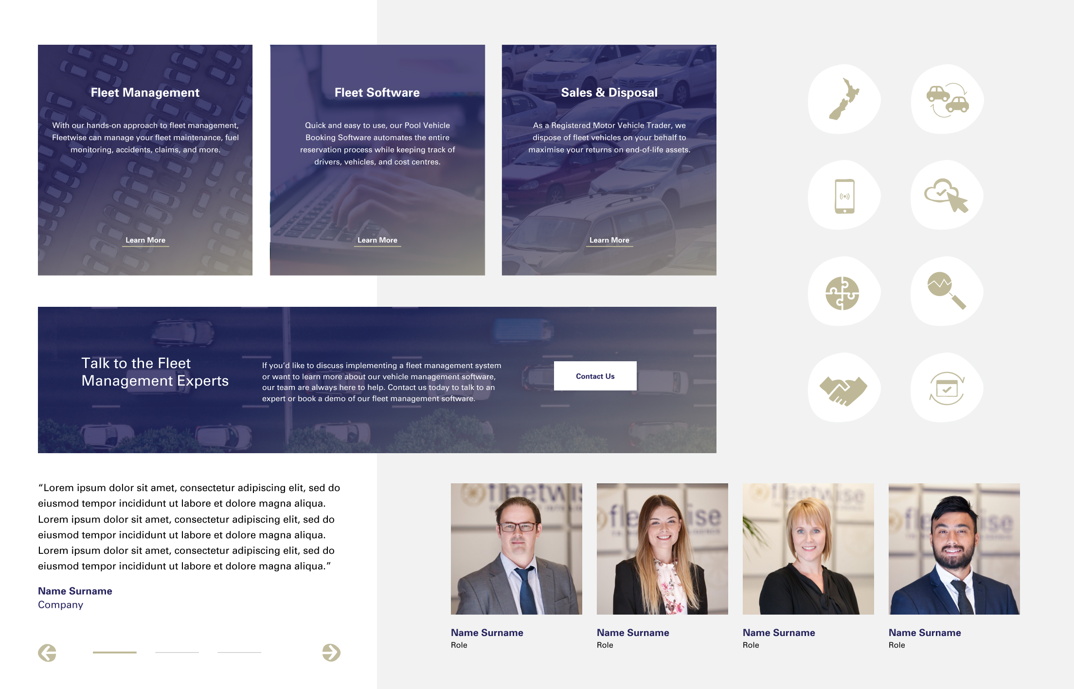 Fleetwise Website Components Fleetwise Website Components